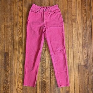 Vintage 90's Pink Levi's High Waisted Denim Jeans